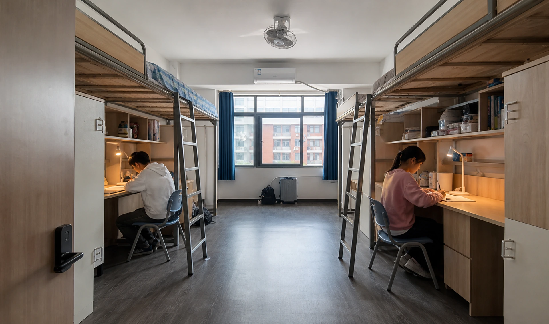 学生宿舍房间安全用电场景